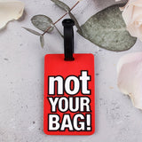 5pcs Mixed Creative PVC Travel Case Luggage Tags
