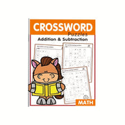32-Page A4 Math Crossword Puzzle Book