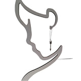 Arrow Dangle Earrings – Vintage Silver-Tone Boho Jewelry