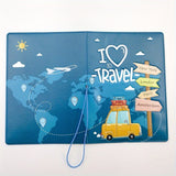PU Passport Holder Passport Case Travel Document Holder