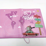 PU Passport Holder Passport Case Travel Document Holder