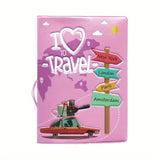 PU Passport Holder Passport Case Travel Document Holder