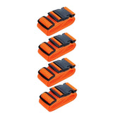 Adjustable Luggage Straps with Quick Release Buckle - 4 Pieces