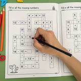 32-Page A4 Math Crossword Puzzle Book