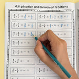 Fraction Multiplication & Division Workbook