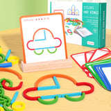 Intellectual Development Toys | Creative Sticks for Toddlers, Fine Motor Skills