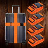 Adjustable Luggage Straps with Quick Release Buckle - 4 Pieces
