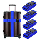 Adjustable Luggage Straps with Quick Release Buckle - 4 Pieces