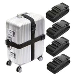 Adjustable Luggage Straps with Quick Release Buckle - 4 Pieces