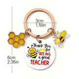 Bee Teacher Appreciation Key chain