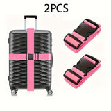 Adjustable Luggage Straps with Quick Release Buckle