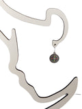 Bohemian Mandala Earrings – Silver-Tone with Colorful Enamel Petals