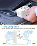 Dual USB Charger Travel Adapter with 2 USB Charging Ports