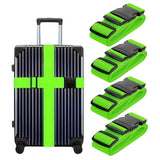 Adjustable Luggage Straps with Quick Release Buckle - 4 Pieces