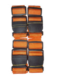 Adjustable Luggage Straps with Quick Release Buckle - 4 Pieces