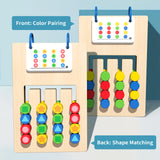 Montessori Wooden Color & Shape Matching Puzzle
