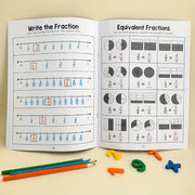 Math Fractions Workbook