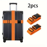 Adjustable Luggage Straps with Quick Release Buckle