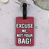 5pcs Mixed Creative PVC Travel Case Luggage Tags