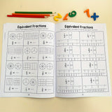 Math Fractions Workbook
