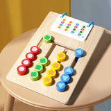 Montessori Wooden Color & Shape Matching Puzzle