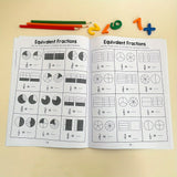 Math Fractions Workbook