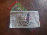 Best Teacher Ever Stationary Bag