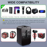 Dual USB Charger Travel Adapter with 2 USB Charging Ports