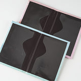Stylish unisex PU passport holder with colorful illustrations