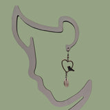 Bohemian Heart Bird Shell Earrings