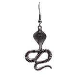 Vintage Cobra Snake Dangle Earrings