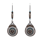 Bohemian Beaded Teardrop Earrings