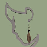 Bohemian Leather Leaf Earrings