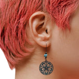 Bohemian Round Filigree Earrings