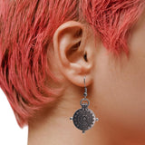 Bohemian Tribal Round Earrings