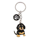 Cute Dachshund Keychain