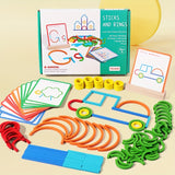 Intellectual Development Toys | Creative Sticks for Toddlers, Fine Motor Skills