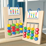 Montessori Wooden Color & Shape Matching Puzzle