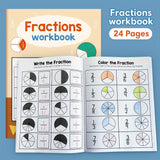 Math Fractions Workbook