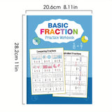 Math Fractions Workbook