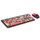 Portable Cute Colorful Wireless Keyboard and Mouse Combo Gift Set