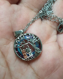 Tree Of Life Sisters On The Swing Pendant Necklace