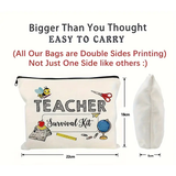 Teacher Survival Kit Stationary Bag